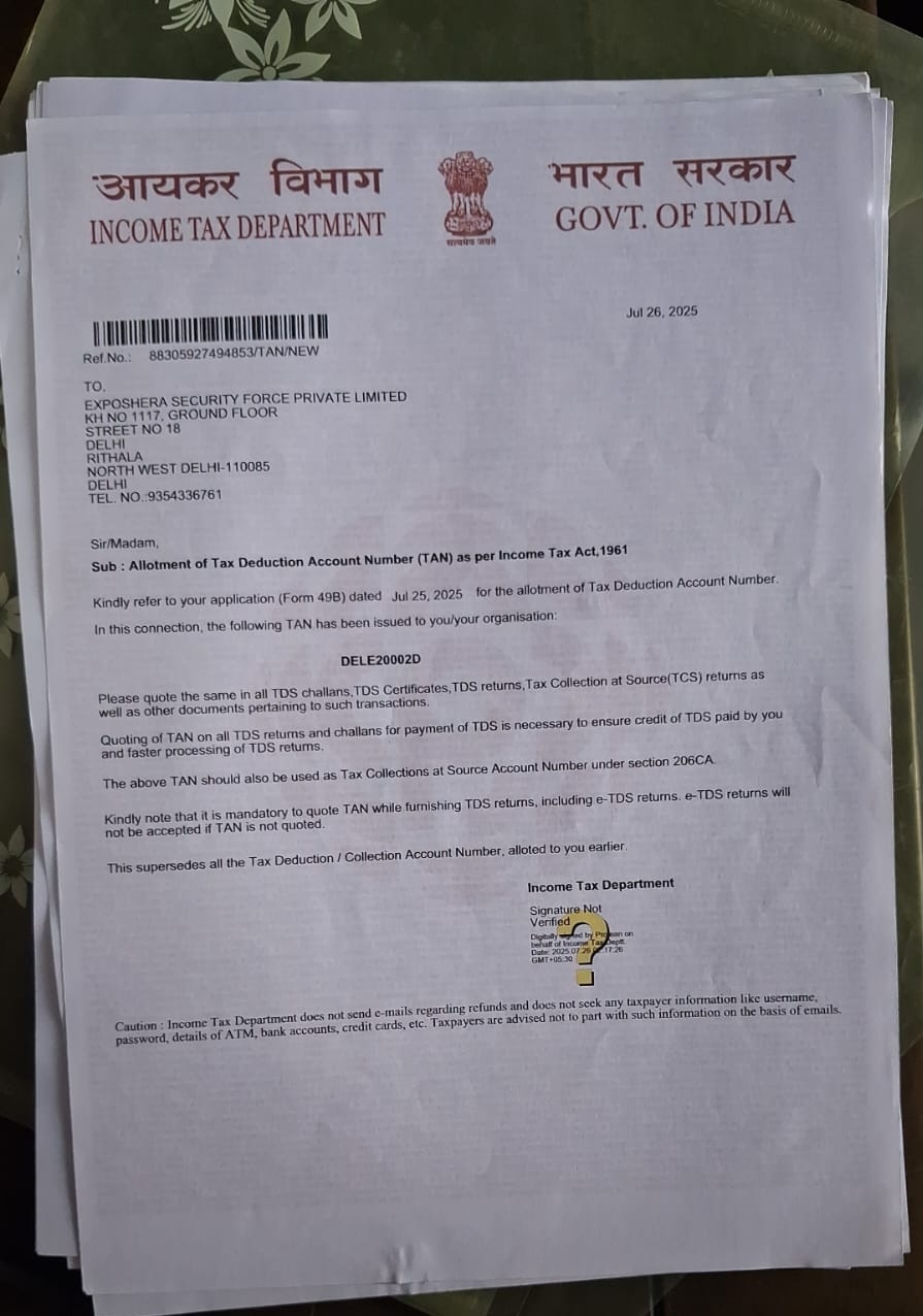 ESIC Registration Certificate