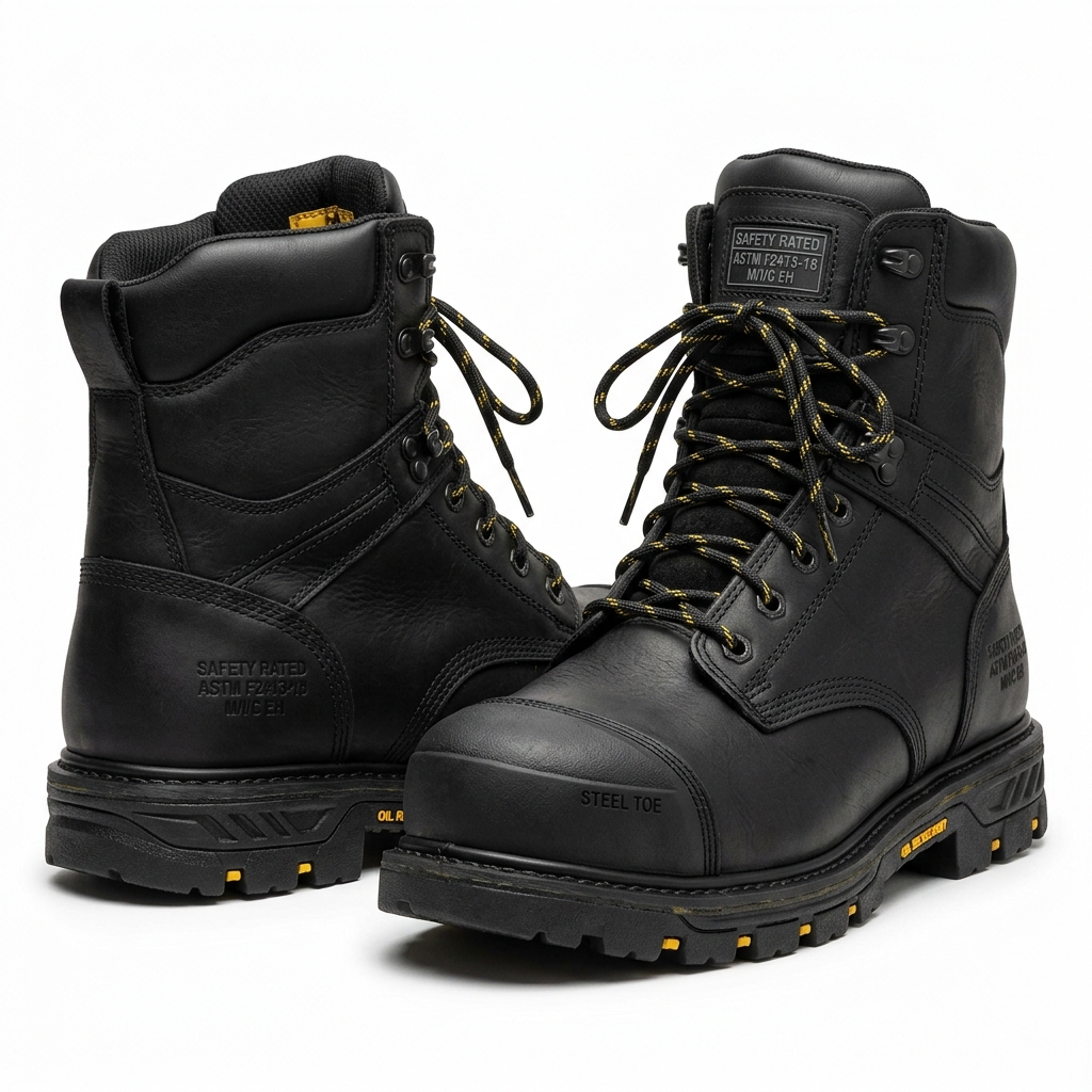 Steel-Toe Safety Shoes
